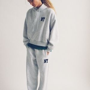 Patch detail jogger pants Zara